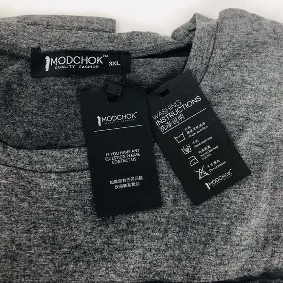 Modchok grey T-shirt - Picture 6 of 6